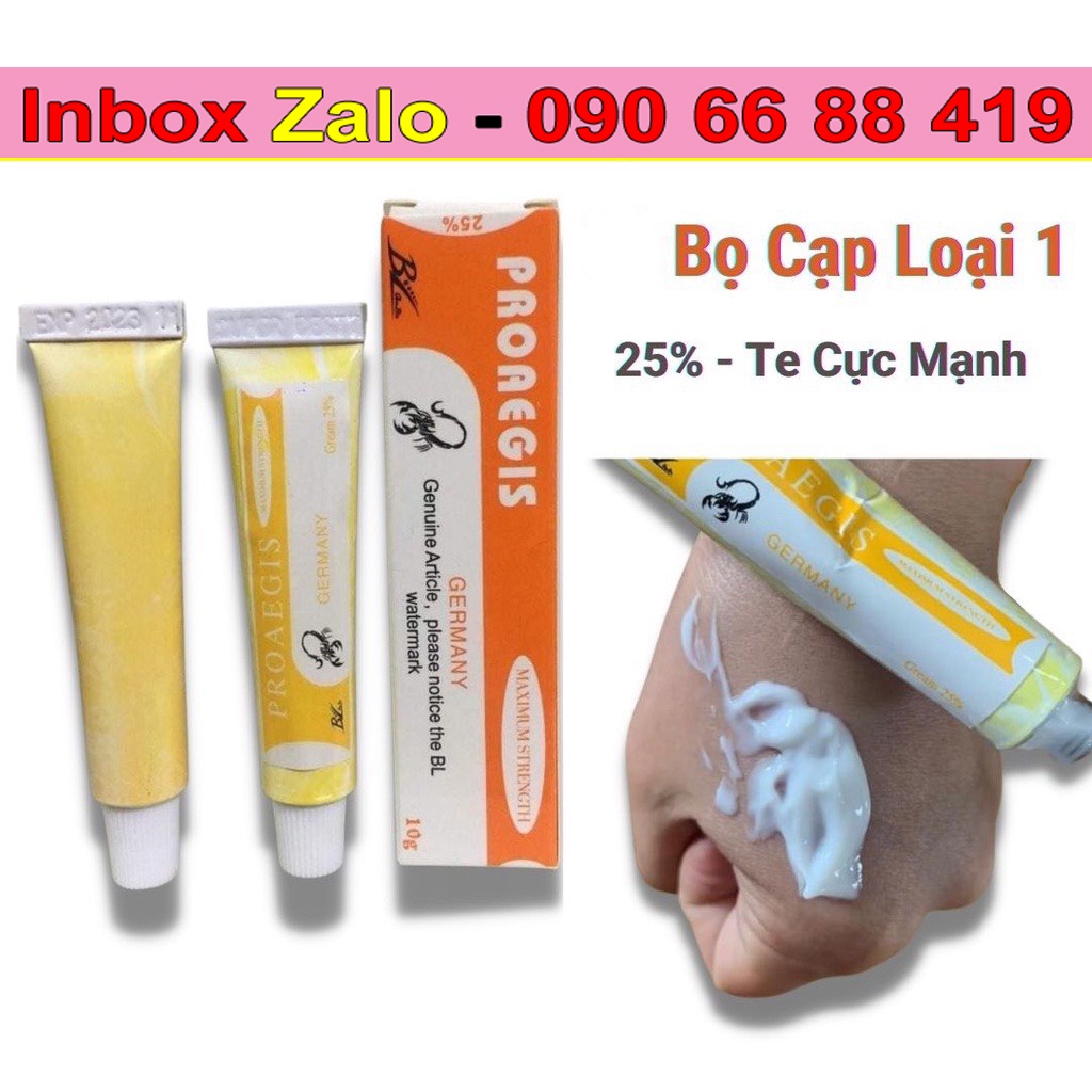 [Giá sỉ 10 tip tê↗] Kem Tê Bọ Cạp phun xăm Môi mày mí mắt 10g
