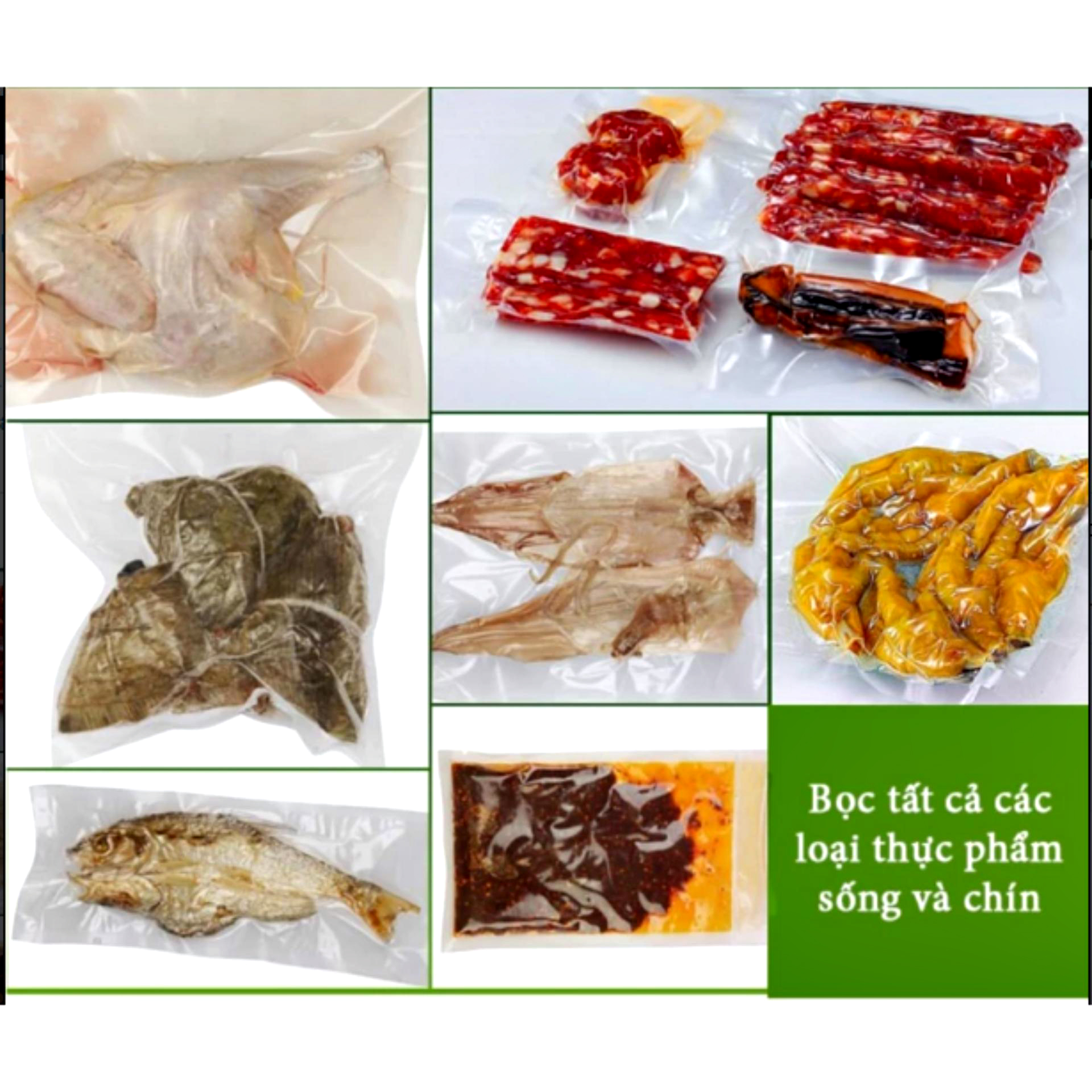 Túi Hút Chân Không Mặt Nhám Size 15x20cm [Set 100 Túi]