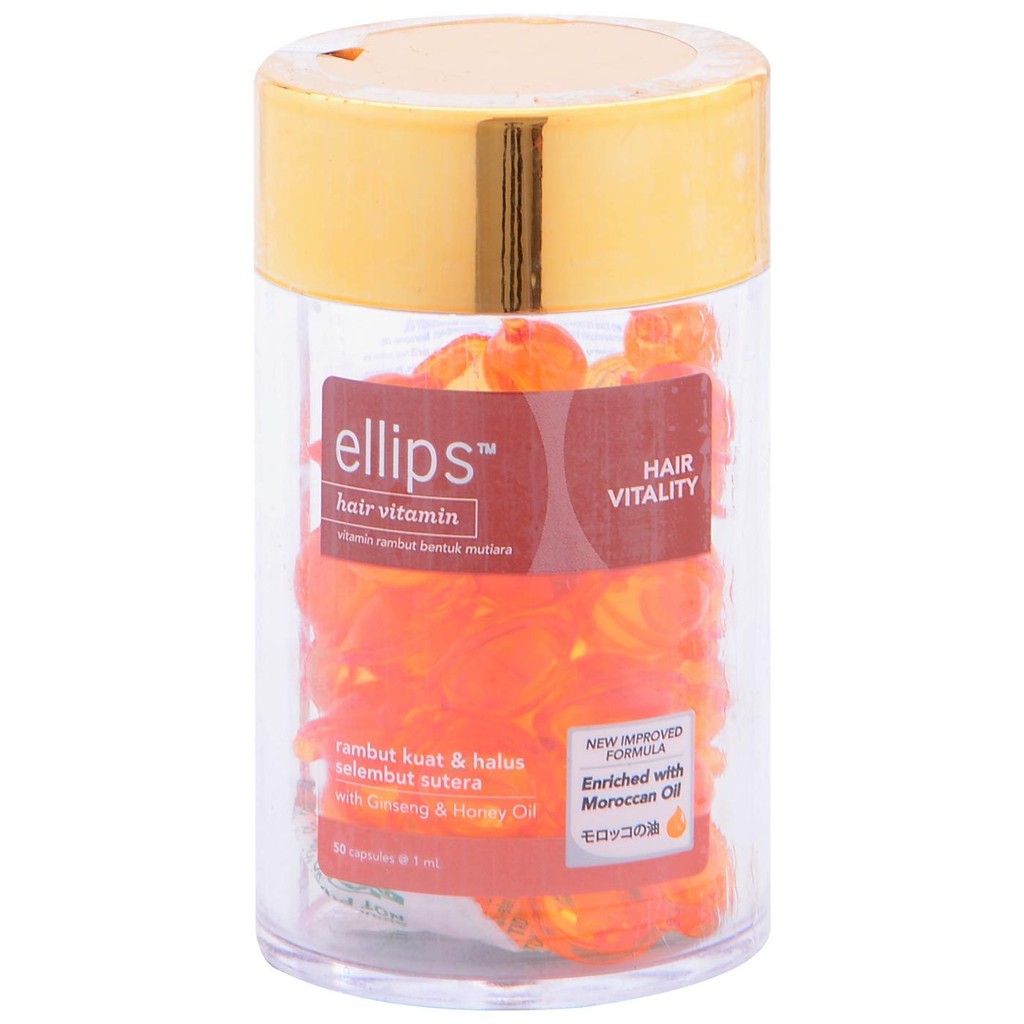 [HCM]Serum Dưỡng Tóc Ellips Hair Vitamin Silky Black – Hộp 50 Viên