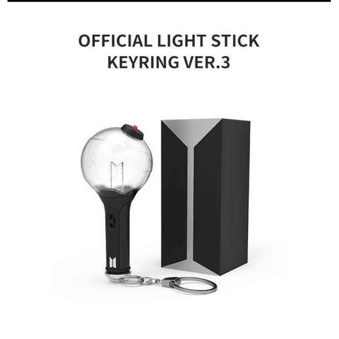 Bangtan OFFICIAL LIGHTSTICK KEYRING BOMB VER.3