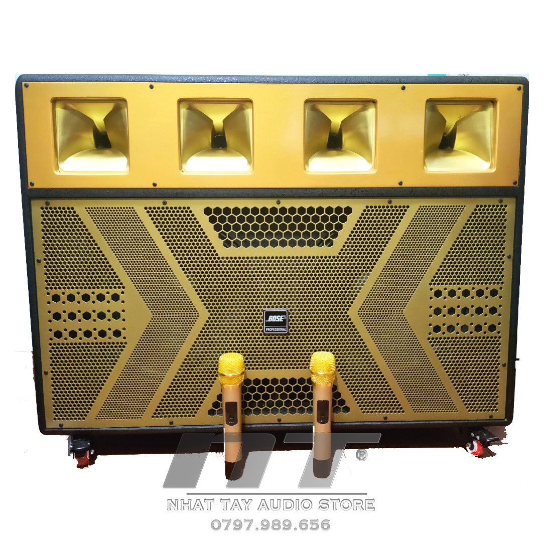[HCM][Trả góp 0%][ 2 BASS ĐÔI - 4 TREBLE ] Loa kéo 4 tấc đôi - 4 treble công suất lớn - BOSE 7125 PRO [ Có video test ]