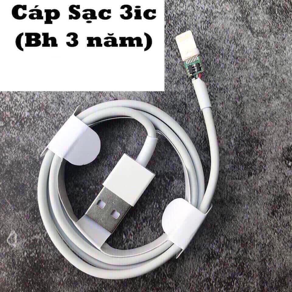 Cáp Sạc Iphone 3ic Foxcom cho Iphone 5, 6, 6plus, 7, 7plus, 8, 8plus