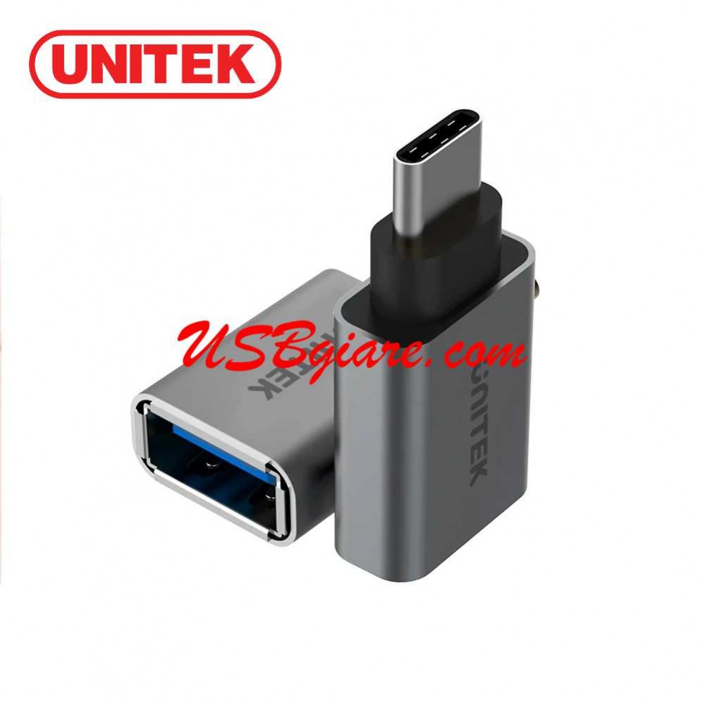 Đầu otg type c ra usb 3.0 unitek y-a025
