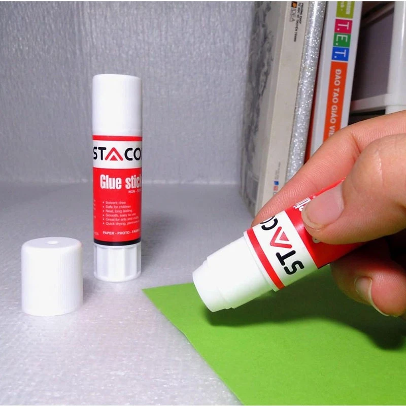 (COMBO 5 THỎI) Hồ Dán Khô 8g STACOM GS101 - Kết Dính Tốt, An Toàn