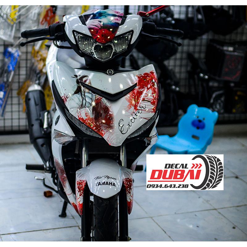 Tem Phủ Exciter 150 Trăng Đỏ Bỉ Ngạn