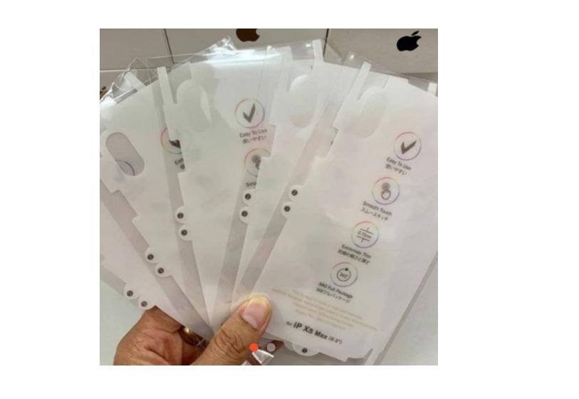 Miếng Dán PPF măt sau full viền cho iPhone Xs max