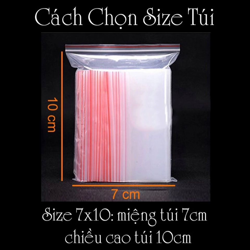 300 gram Túi Zipper đựng đồ thông dụng (tùy chọn size)