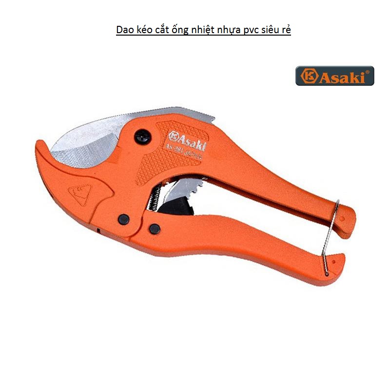 Kéo cắt ống nhựa nhiệt pvc ASAKI 0081 dao cắt ống 0-42mm