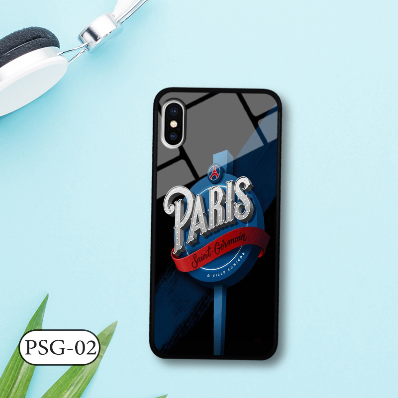 Ốp kính 3D IPHONE XS MAX - in biểu tượng đội bóng