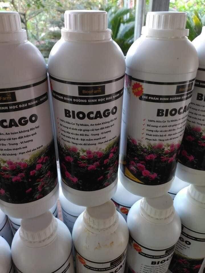 Chế phẩm sinh học humic đậu nành biocago siệu hot,siêu hiệu quả, siêu tiết kiệm