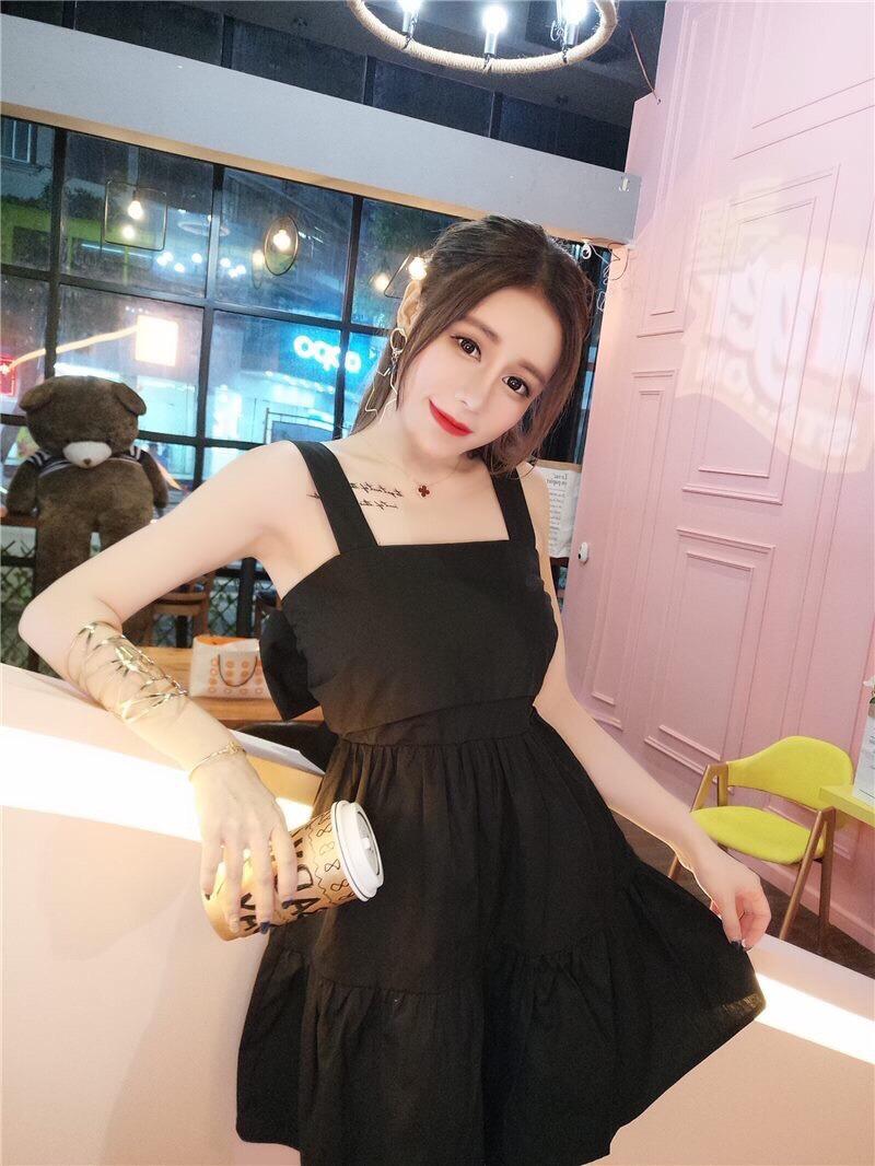 Đầm xòe phối nơ sau lưng cực quyến rũ TSS0280