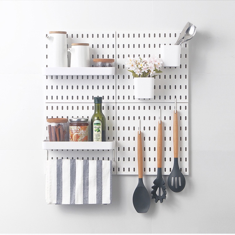 Combo A 10 món Bảng treo tường nhà bếp bảng pegboard treo tường NB131