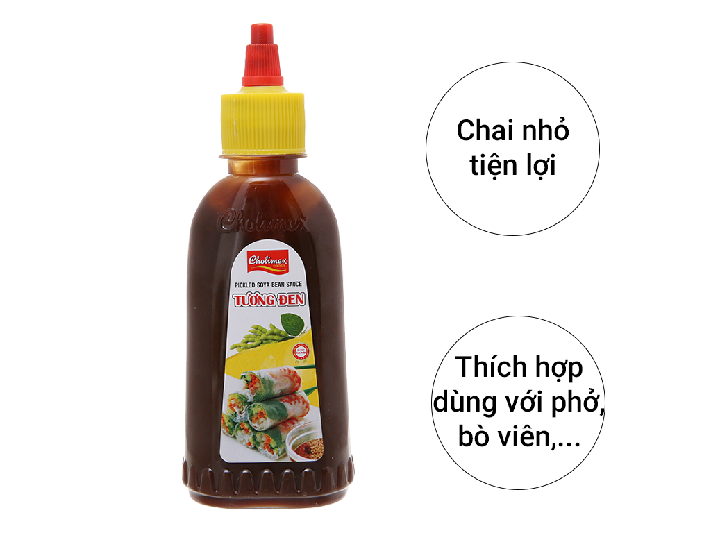 Chai 230gr tương đen ăn gỏi cuốn Cholimex