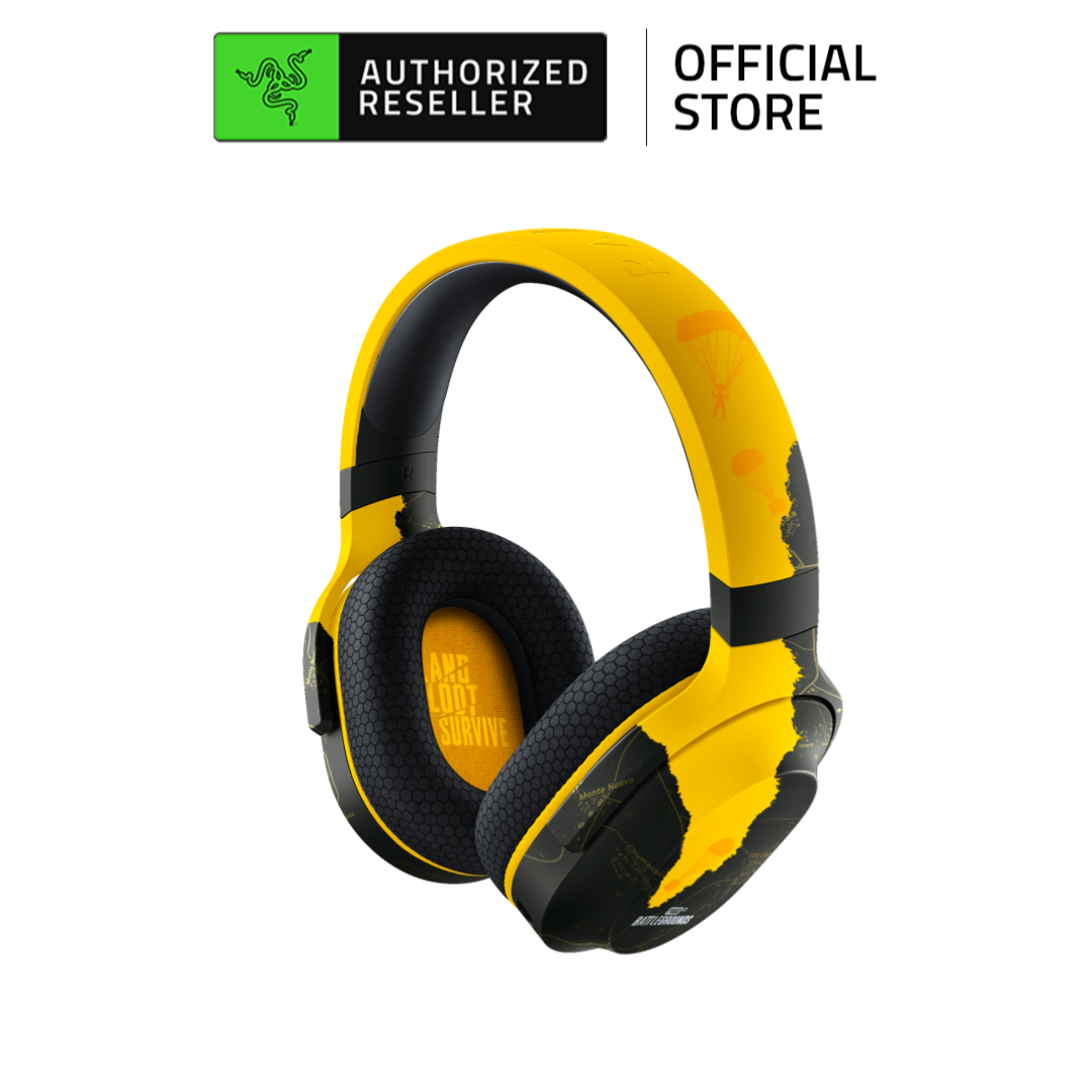 Razer Barracuda X - PUBG Edition Wireless Multi-platform Gaming and Mobile Headset (Tai nghe không dây Gaming) | 2.4GHz Wireless + Bluetooth | Lightweight | 40mm Drivers | Detachab