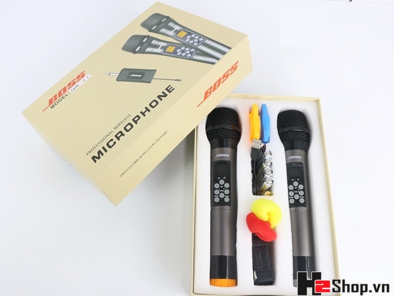 MICRO BOSS QM-71 (SỬ DỤNG ĐƯỢC CHO CỔNG JACK 3.5MM)
