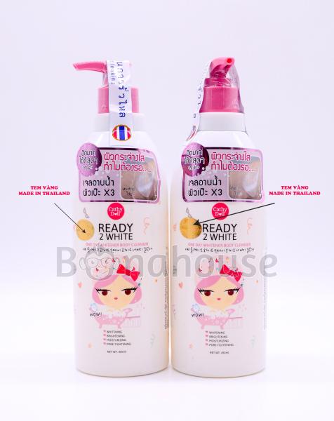 Sữa Tắm Trắng Da Cathy Doll Ready 2 White One Day Whitener Body Cleanser 450ml cao cấp