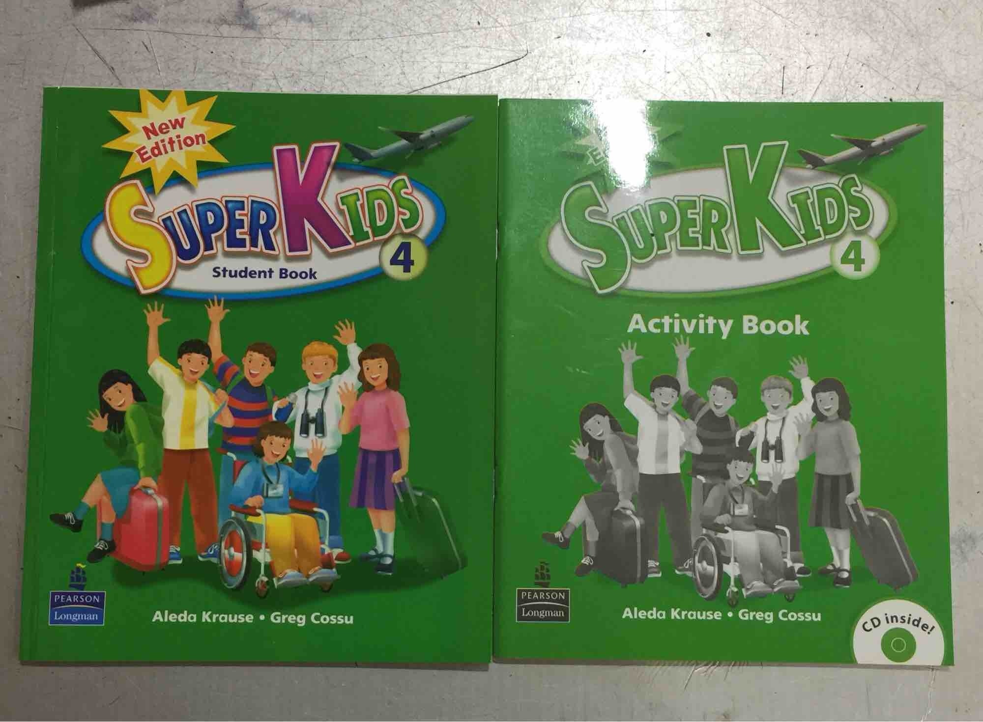 Bộ SuperKids 4 New Edition (2 sách + CD)