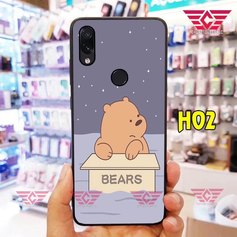 Ốp lưng huawei nova 3i, nova 3e, nova 2i gấu dễ thương