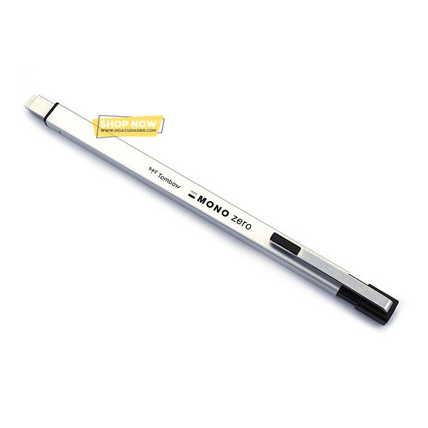 [HCM]Gôm bấm Tombow MONO Zero đầu vuông - Metal (Silver black blue pink)