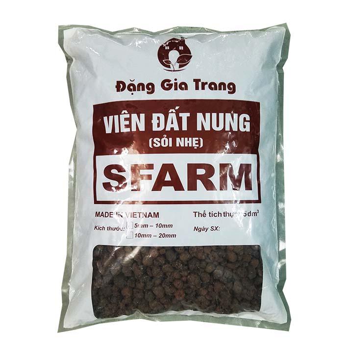Giá thể trồng cây viên đất nung Sfarm 3kg