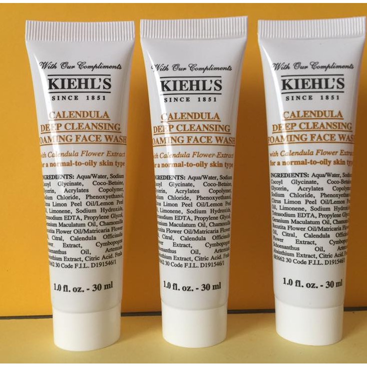 Sữa rửa mặt hoa cúc Kiehl 's Calendula 30ml