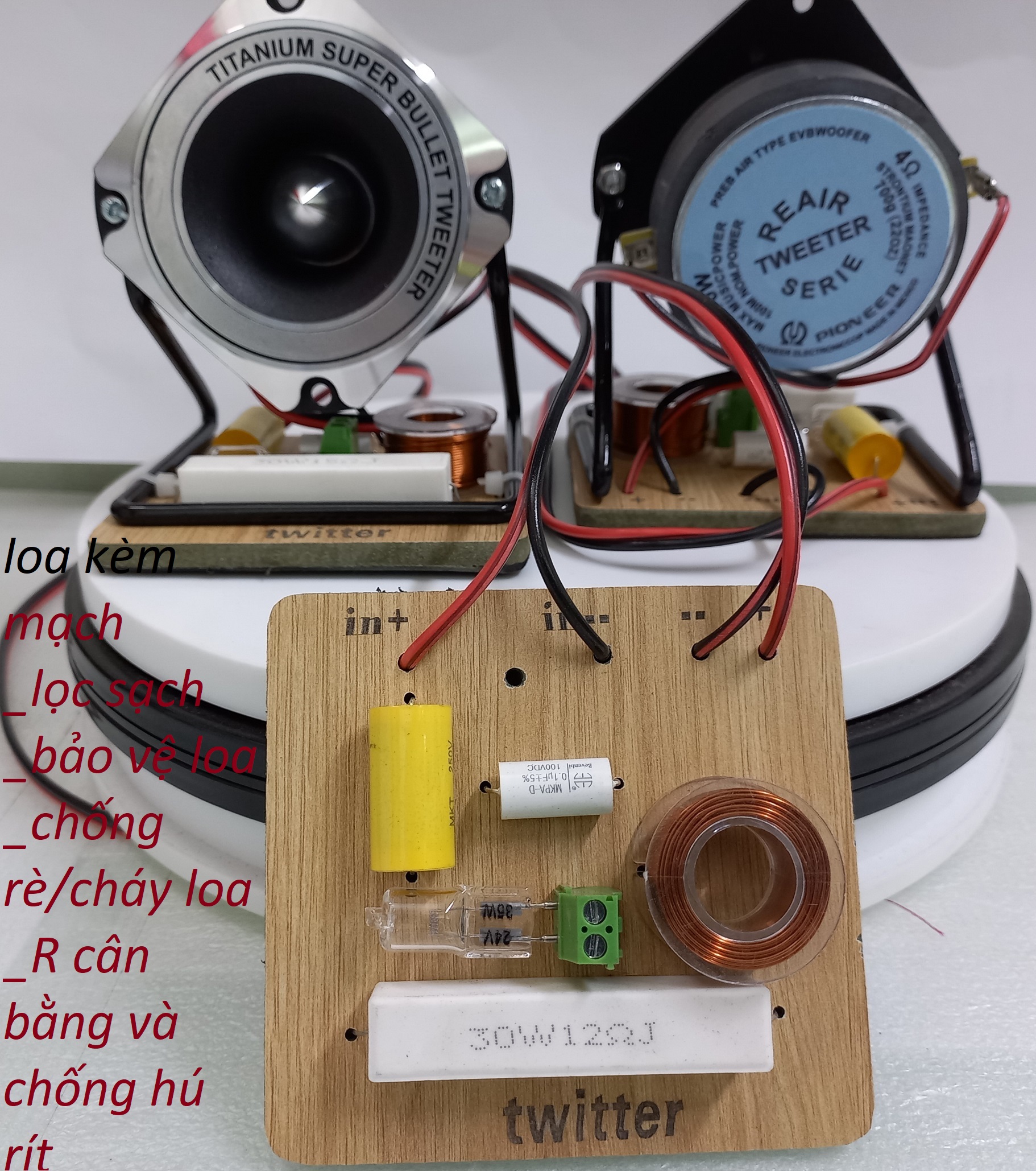 Mạch phân tần loa treble (tep) - giá 1 chiếc