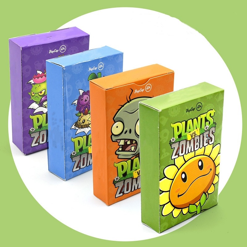 Bộ 55 Thẻ Bài Trò Chơi Plants vs Zombies Độc Đáo
