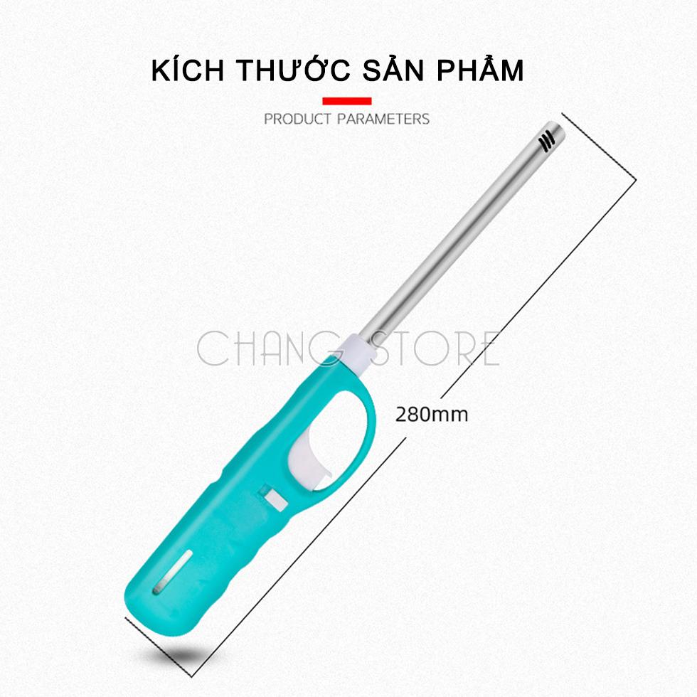 Bật Lửa Hộp Qụet Mồi Bếp Ga, Bật Lửa Châm Bếp Cồn Có Nút Khóa An Toàn (Giao Màu Ngẫu Nhiên)