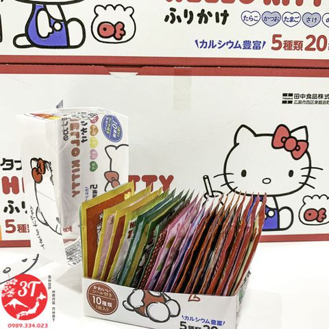 Gia Vị Rắc Cơm Thập Cẩm Hello Kitty Nhật Bản mẫu mới (Date 2022)