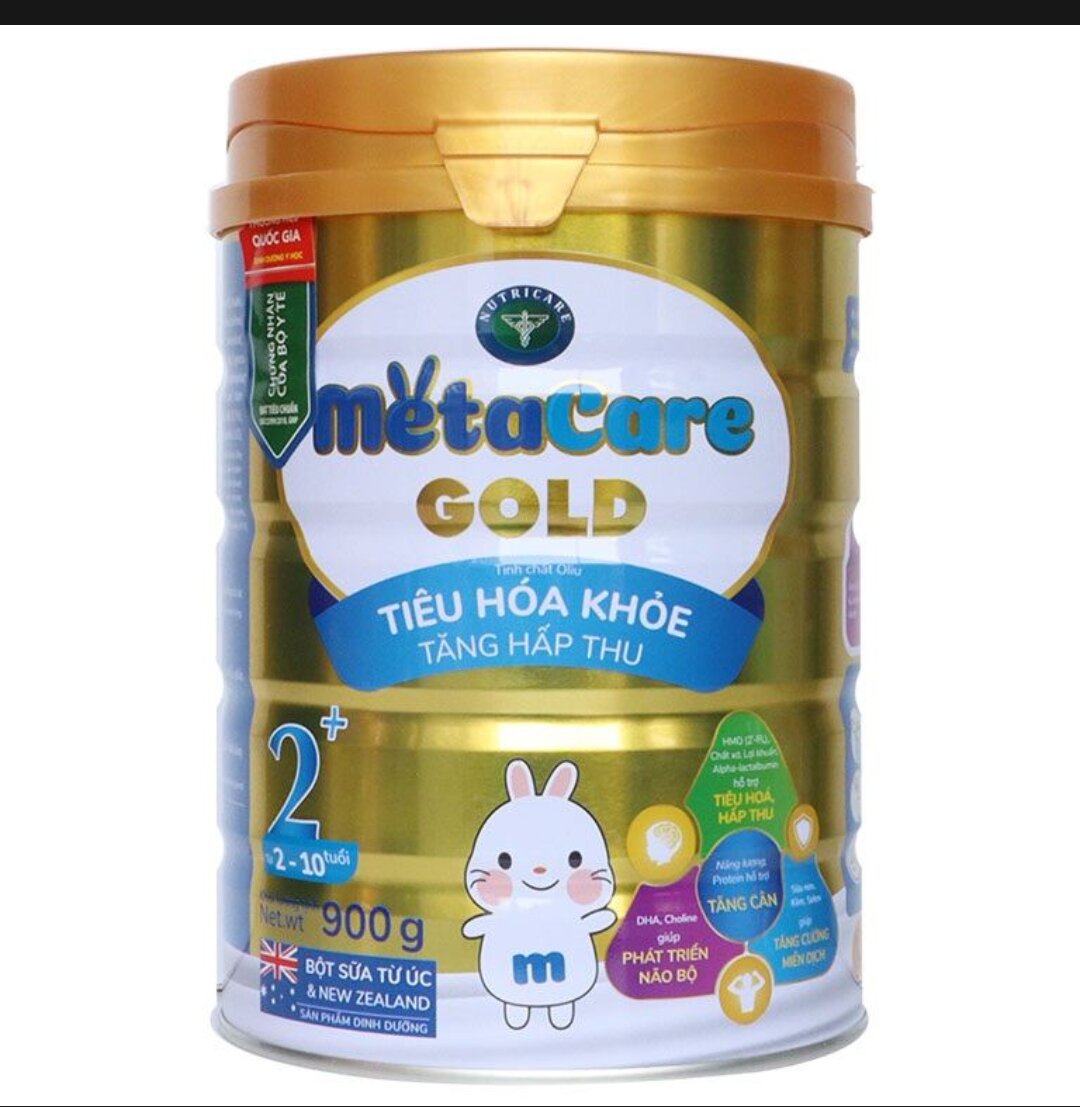 sữa bột metacare gold 2+ 900g date mới nhất