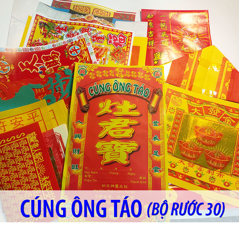 Set of worshiping ceremony for mr. tao at noon 23 - 30 tet
