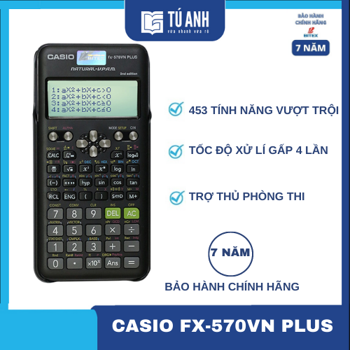 Máy Tính Khoa Học FX-570VN Plus [ Sản phẩm chính hãng ]