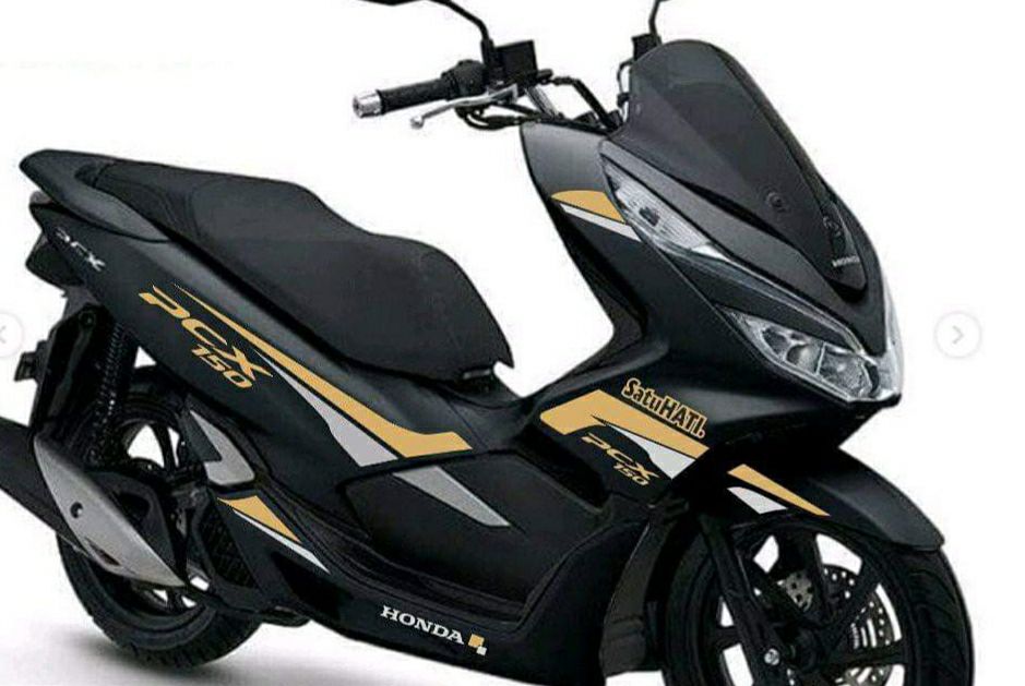 [HCM]Tem dán xe PCX  tem rời cao cấp dán xe đen