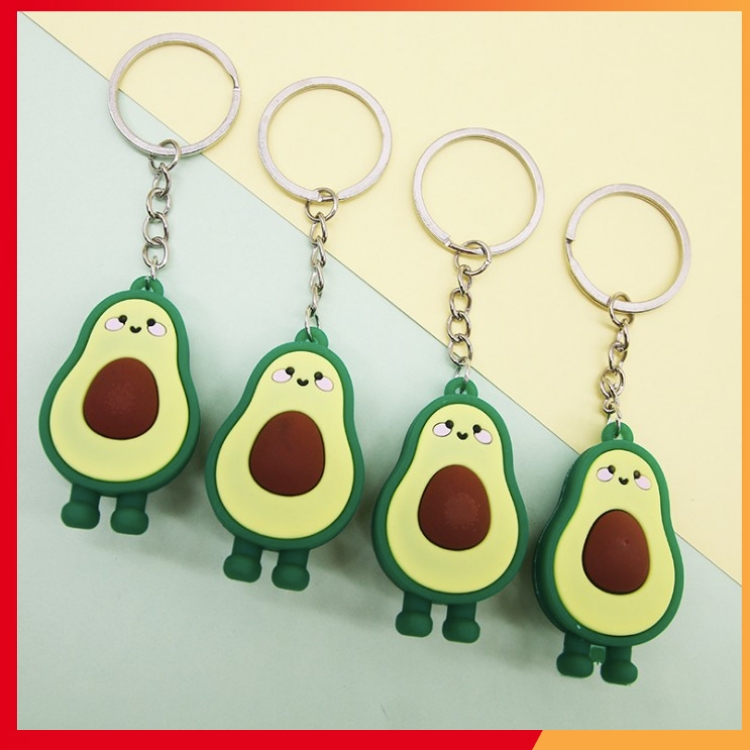 MÓC KHÓA TRÁI BƠ ĐÁNG YÊU AVOCADO 3D