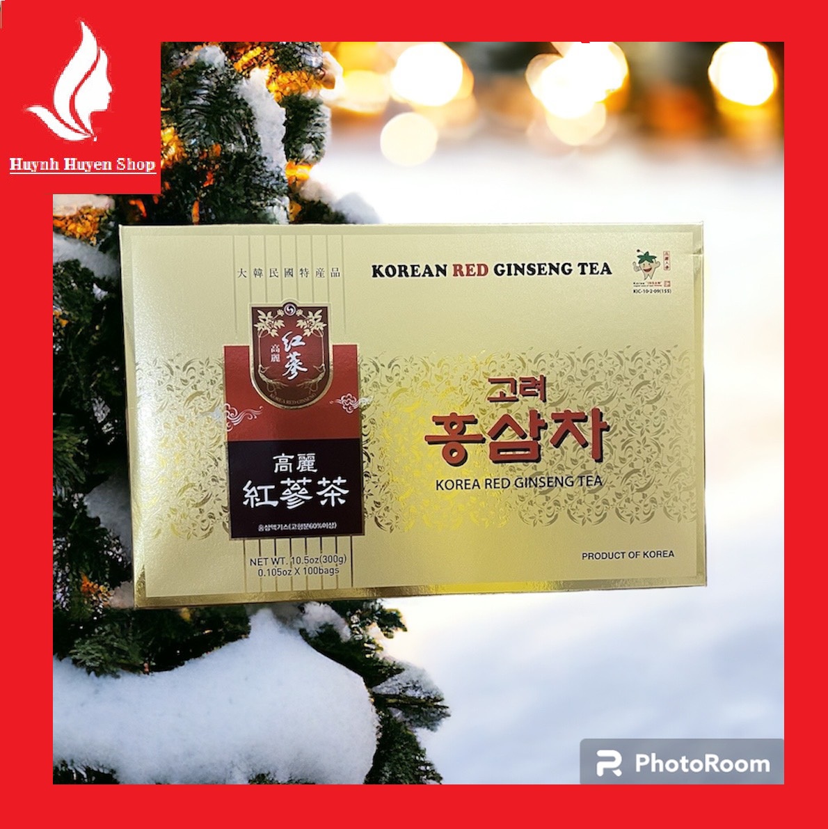 [Auth-Giá Sỉ] Trà sâm Hàn Quốc Korean Ginseng Tea Hàn Quốc hộp (100 gói*3g)