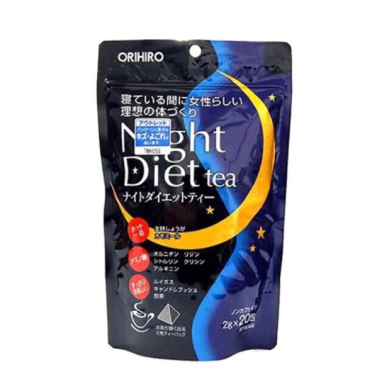 Trà Giảm Cân Night Diet Tea Orihiro Nhật Bản nhập khẩu
