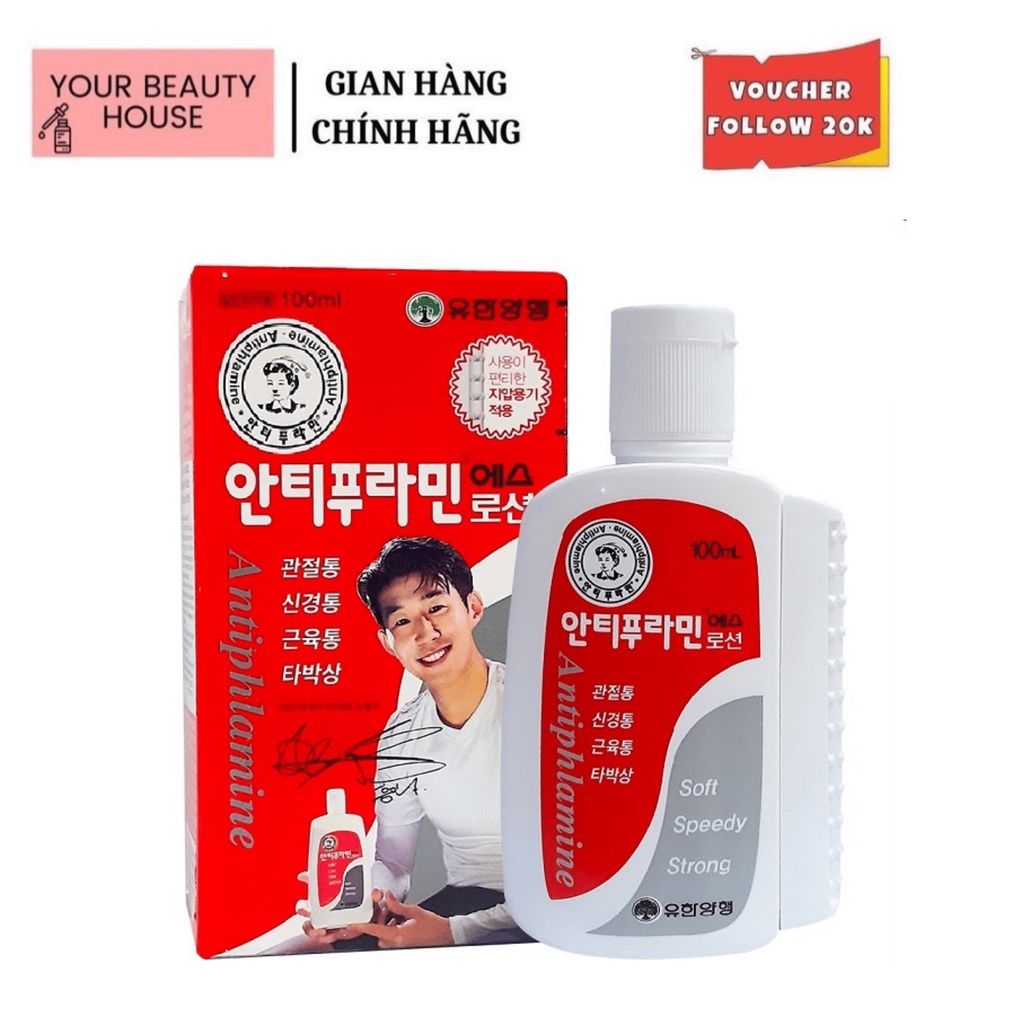 Dầu nóng xoa bóp Antiphlamine Hàn Quốc 100ml