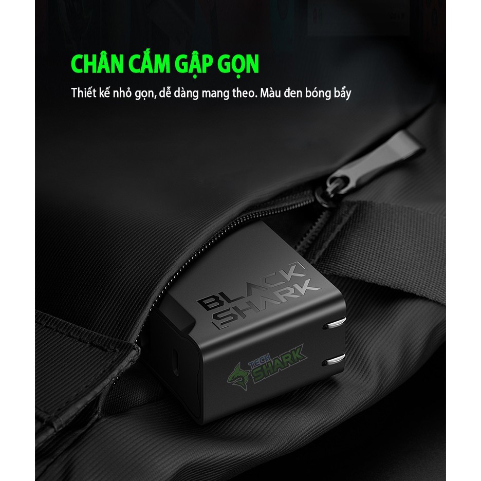 Củ Sạc nhanh 2 cổng Black Shark 30W