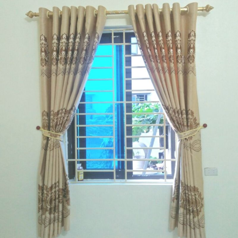 Rèm cản nắng nhung ( ảnh chụp thật)