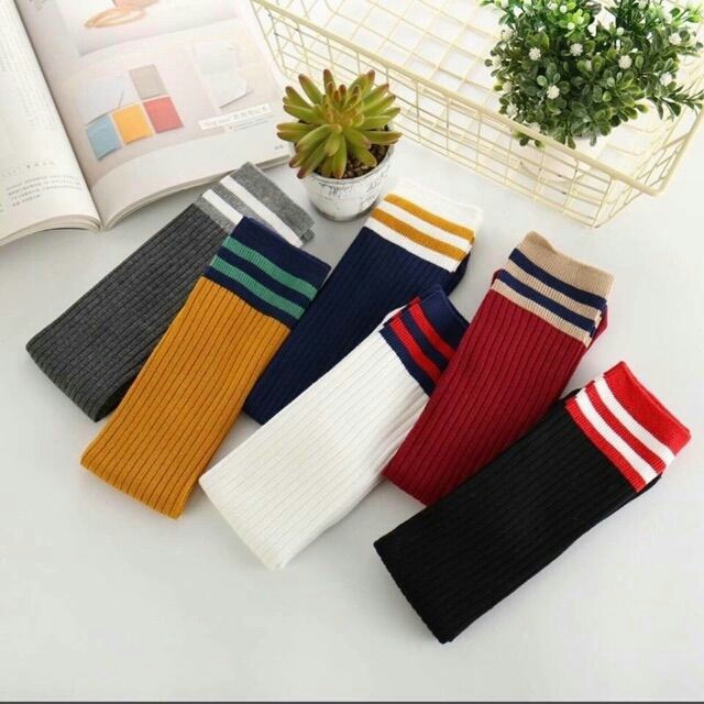 Tất Đùi Cho Bé Gái- Set 3 Đôi 3 Màu