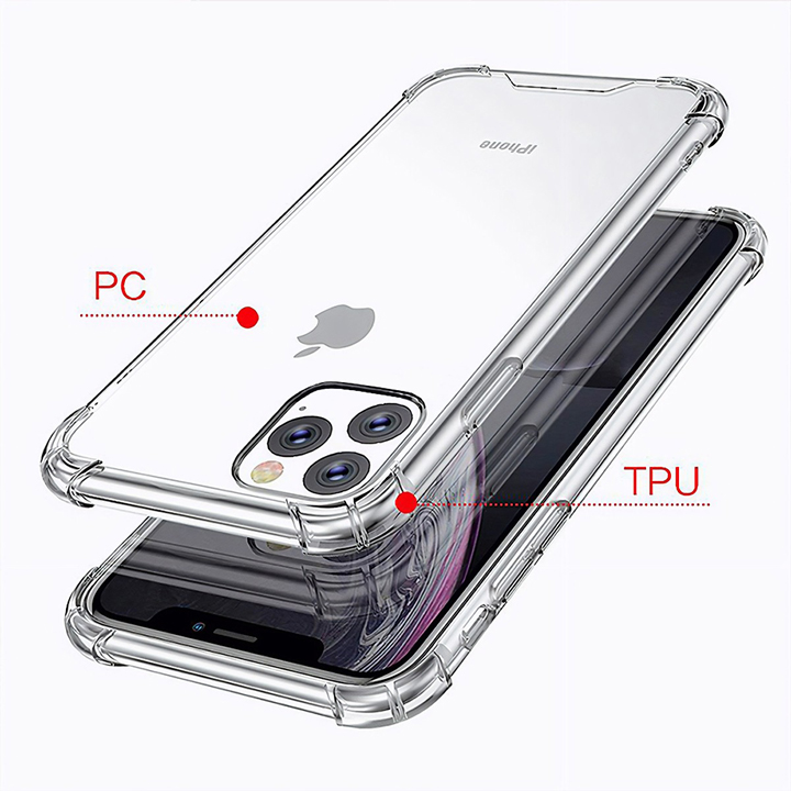 Ốp lưng iPhone 11 Pro Max Silicon dẻo trong suốt chống sốc