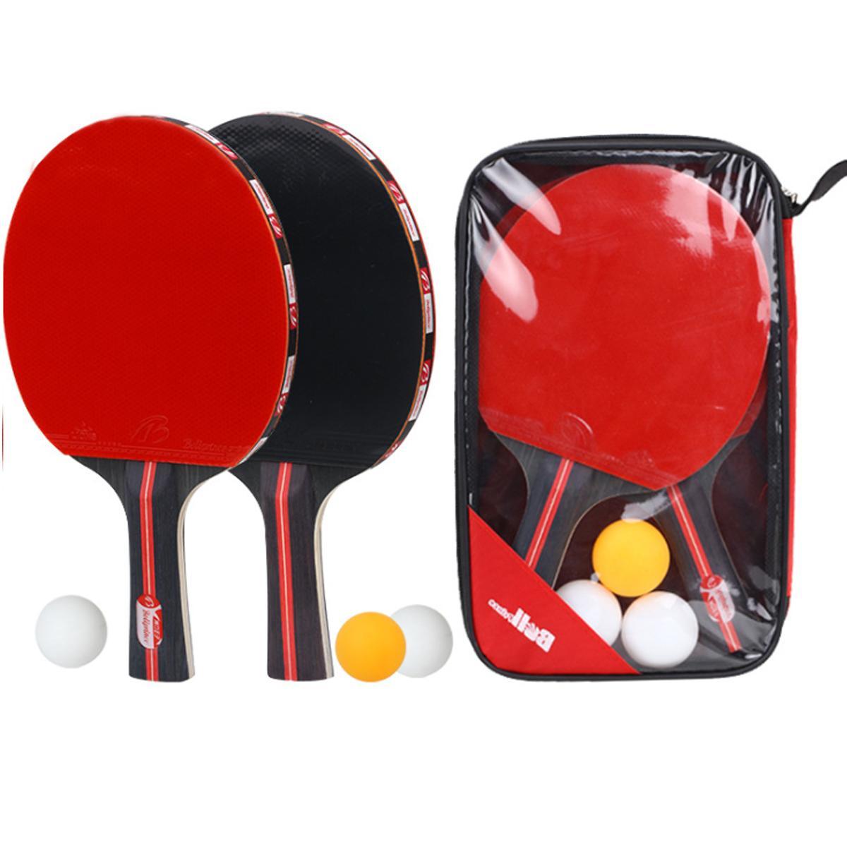 Bộ Vợt Bóng Bàn Kèm 3 Quả Bóng Bàn Nhãn Hiệu DODODIOS
