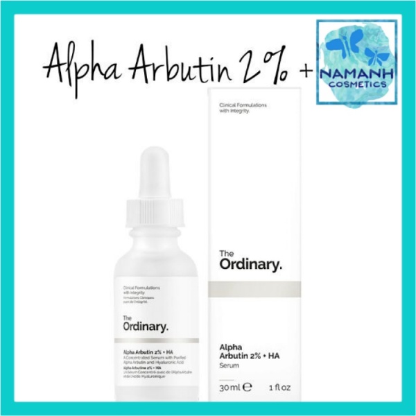 Serum dưỡng trắng da The Ordinary Alpha Arbutin 2% + HA Concentrated Serum 30ml nhập khẩu