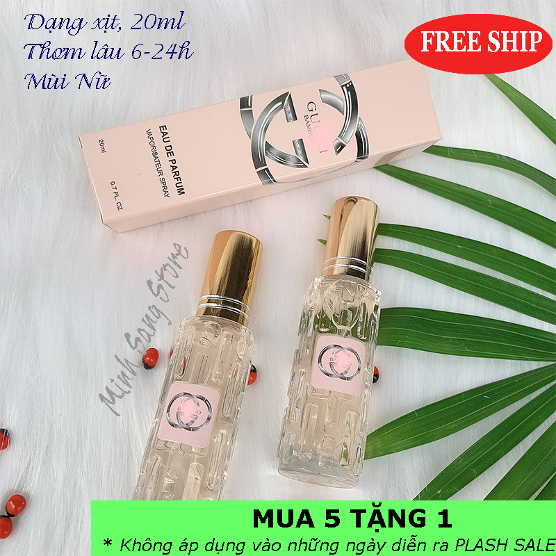 [HCM]NƯỚC HOA NỮ GUCI BAMBO MINI 20ML LƯU 6-12H