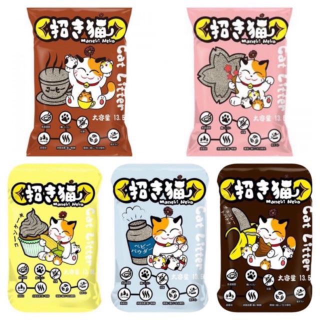 Cát vệ sinh cho mèo Maneki Nekko 5L