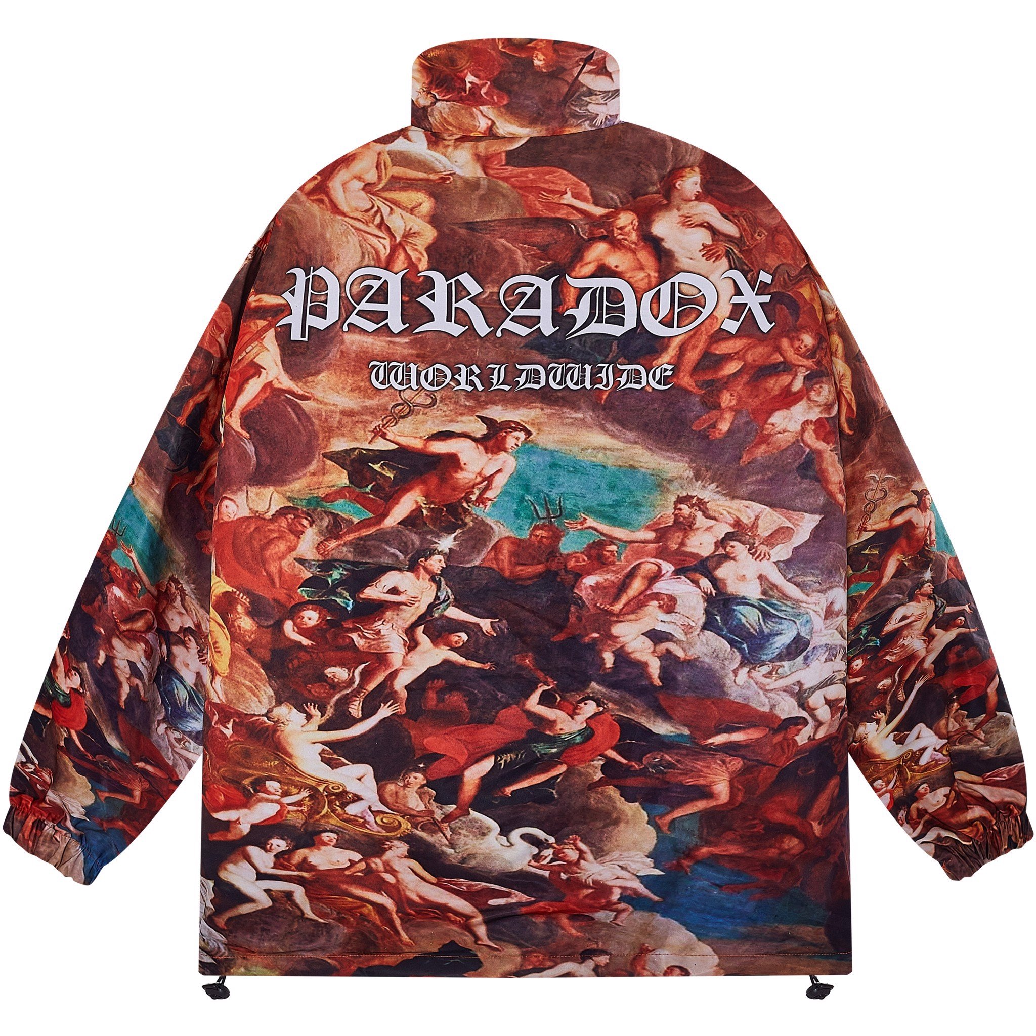 PARADOX Áo khoác dù dây kéo ANDREAS ZIP OVER-PRINTED JACKET