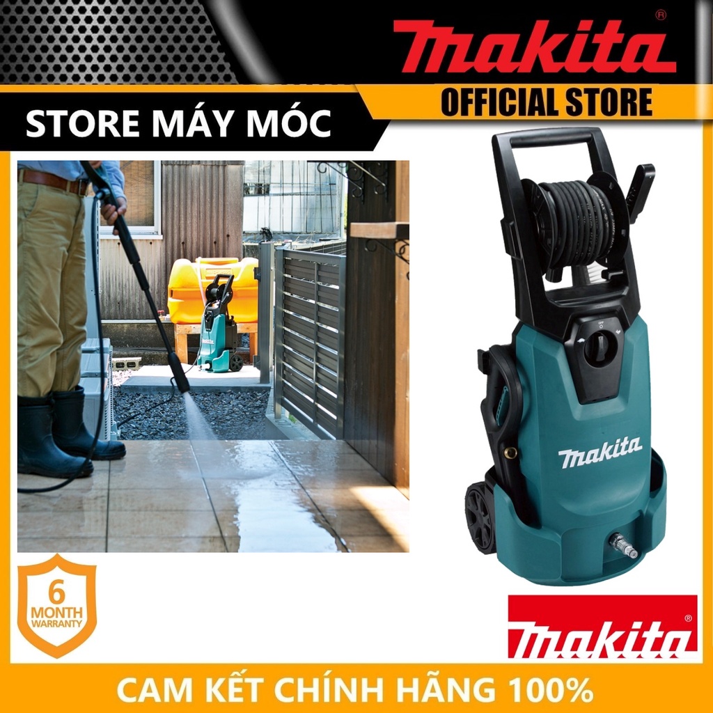 Máy xịt rửa áp cao 1800w 420 lít/giờ makita hw1300- hàng chính hãng