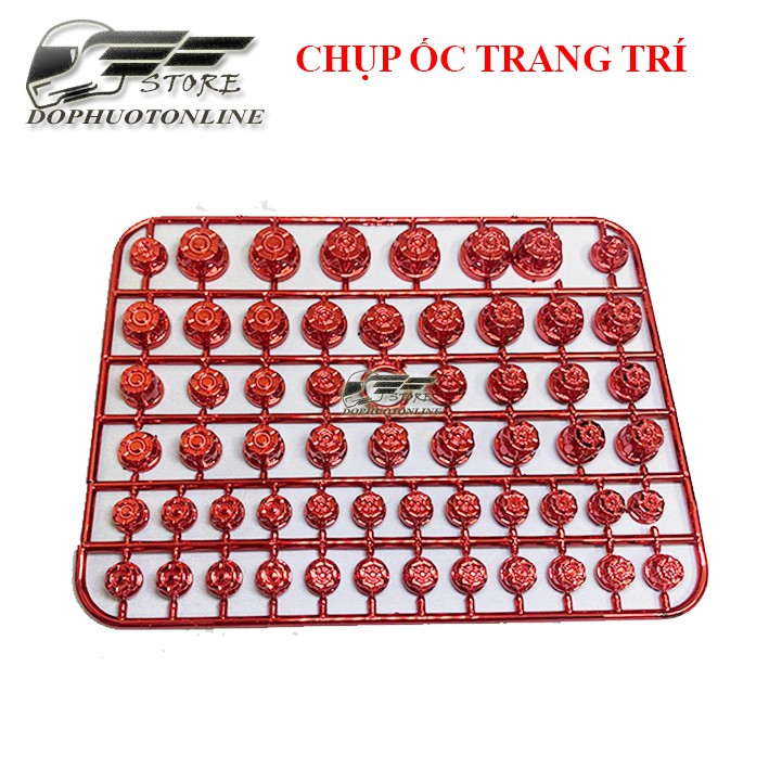 Chụp Ốc Trang Trí Xe Máy Nhựa Abs <Dpol>