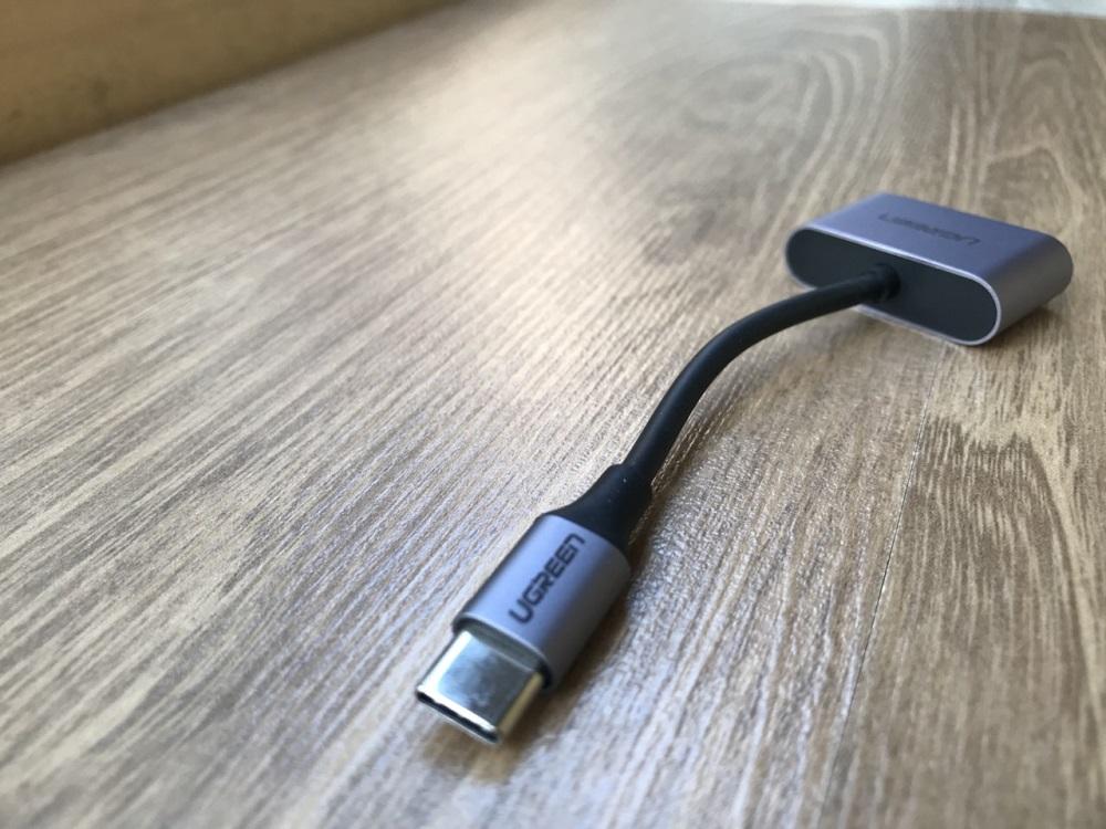 Cáp Chuyển Đổi Type-C To 3,5mm Hỗ Trợ Cổng Sạc USB-C Ugreen 50596