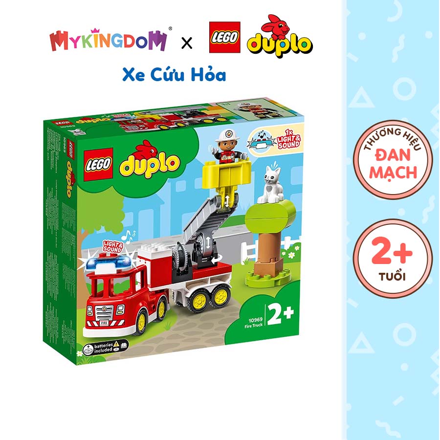 Đồ chơi lego duplo xe cứu hỏa 10969